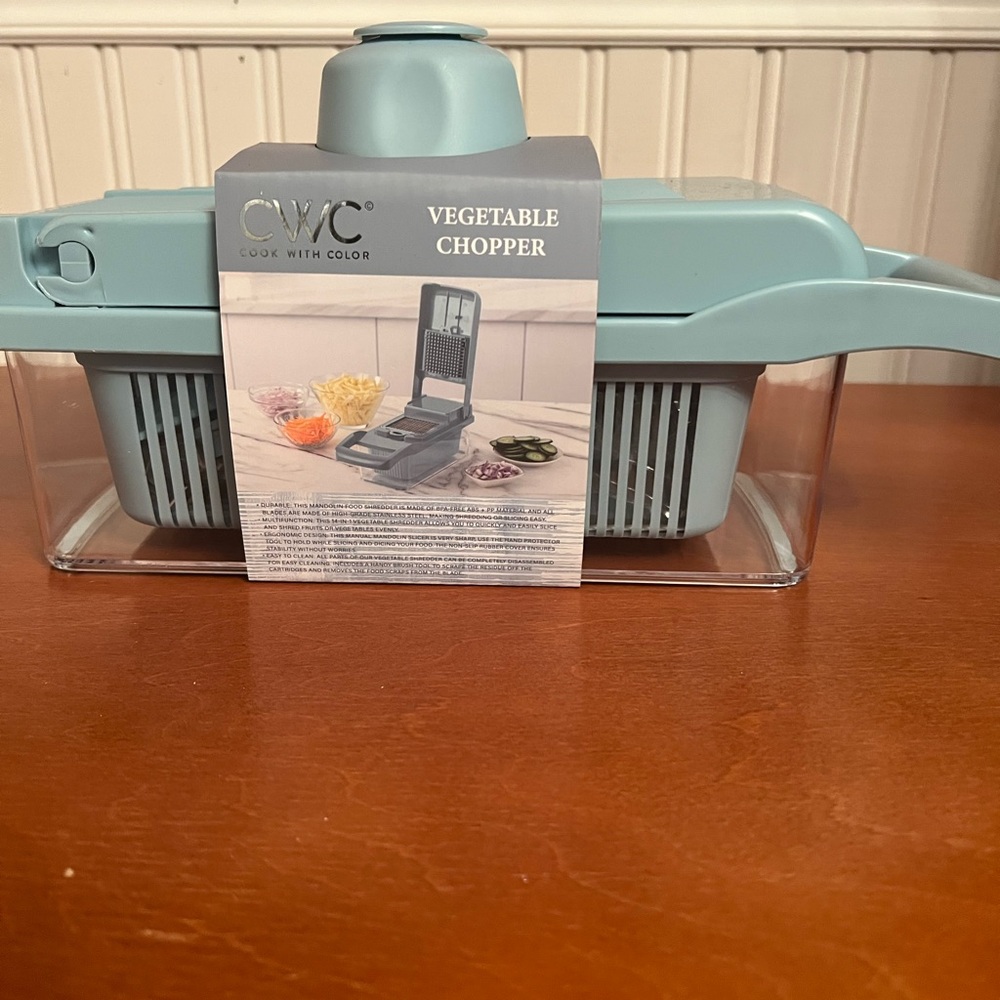 Cook With Color Blue Vegetable Chopper